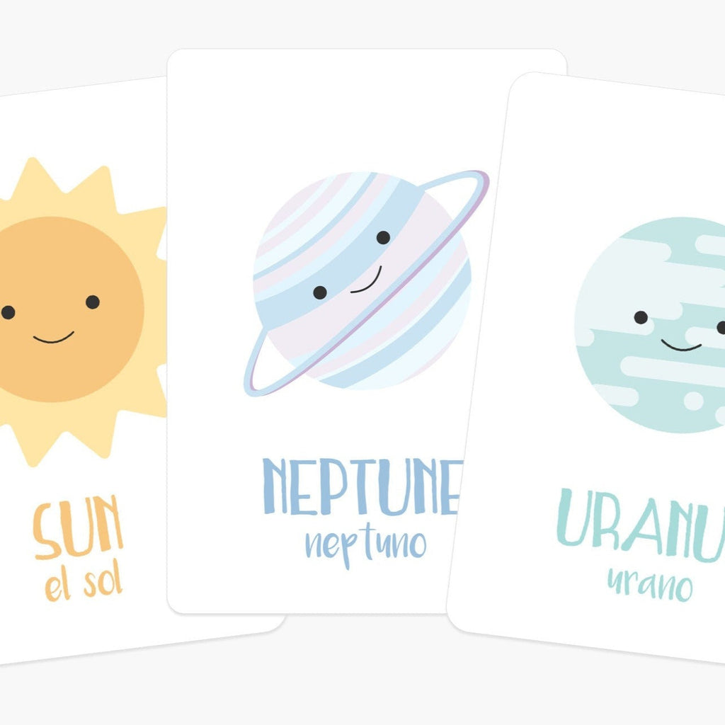 Space Planet Flashcards