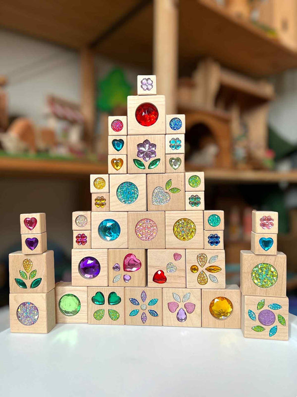 Sparkle Garden Gem Set – 30-Piece Small & 40-Piece Large Sets |  | The Baby Penguin