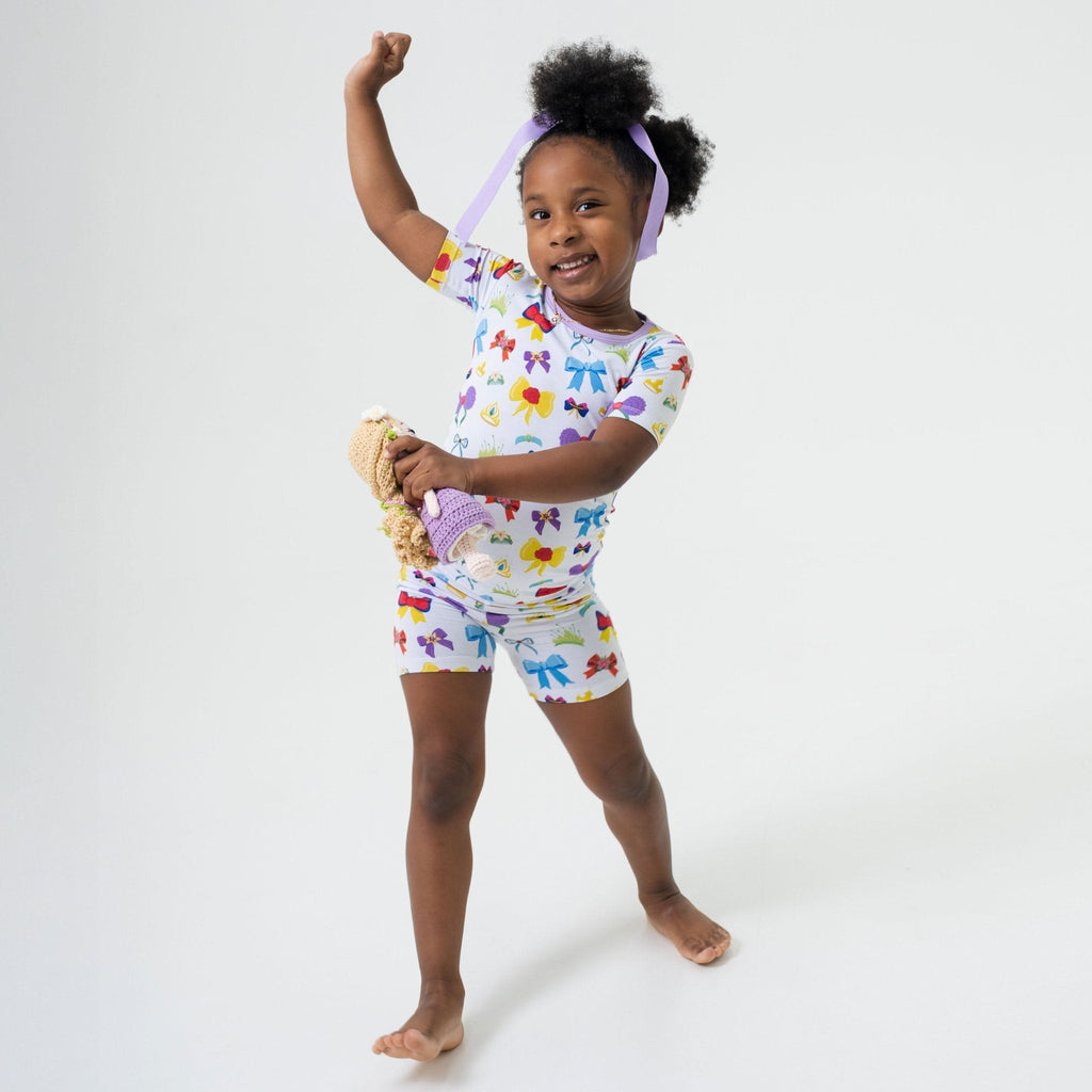 Sparkle & Reign Short Sleeve Pajamas - The Baby Penguin