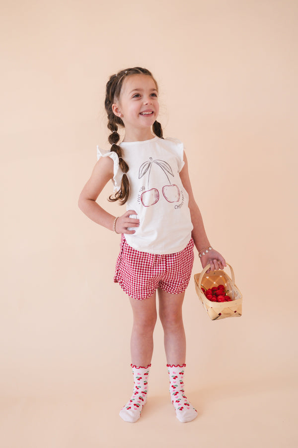 Sweet Cherry Sock - The Baby Penguin