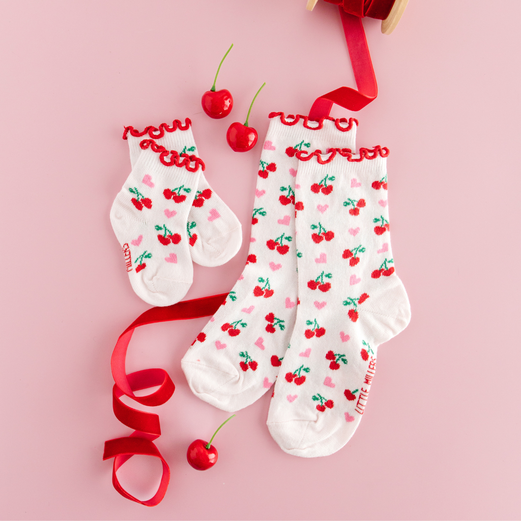Sweet Cherry Sock : ADULT - The Baby Penguin