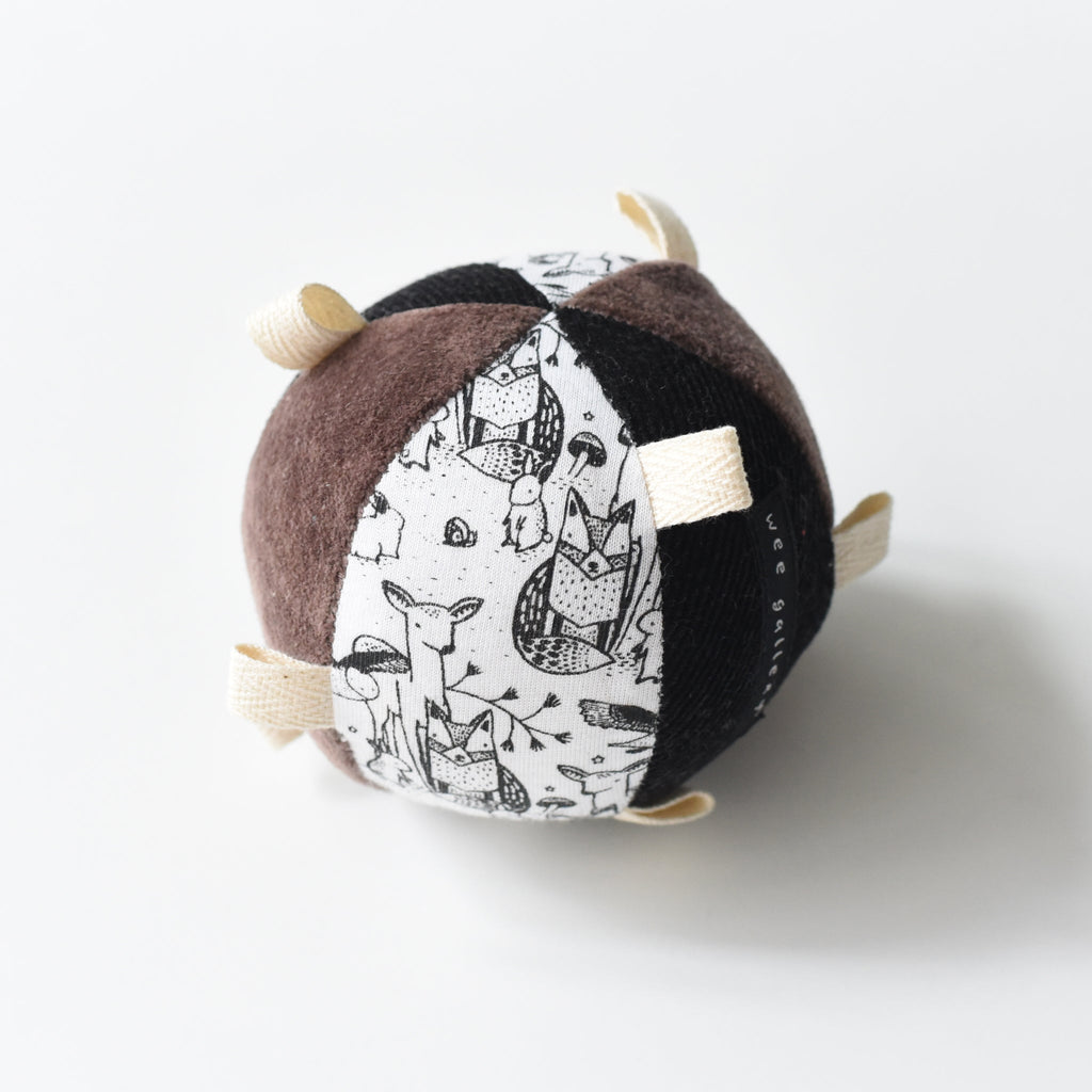 Taggy Ball with Rattle - Woodland - The Baby Penguin