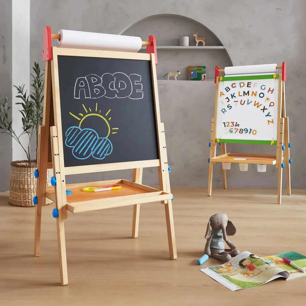 Tiny Land® 3-in-1 Art Easel for Kids | Toy Drawing Tablets | The Baby Penguin