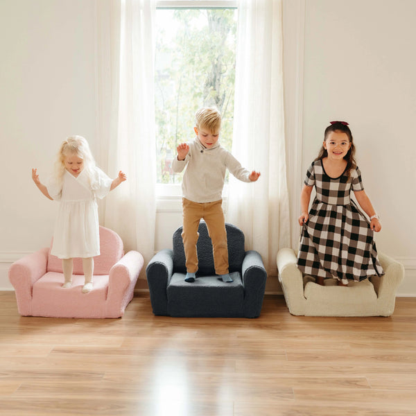Tiny Land® Afternoon Couch - Cream Kids Chair | Kid Chair | The Baby Penguin