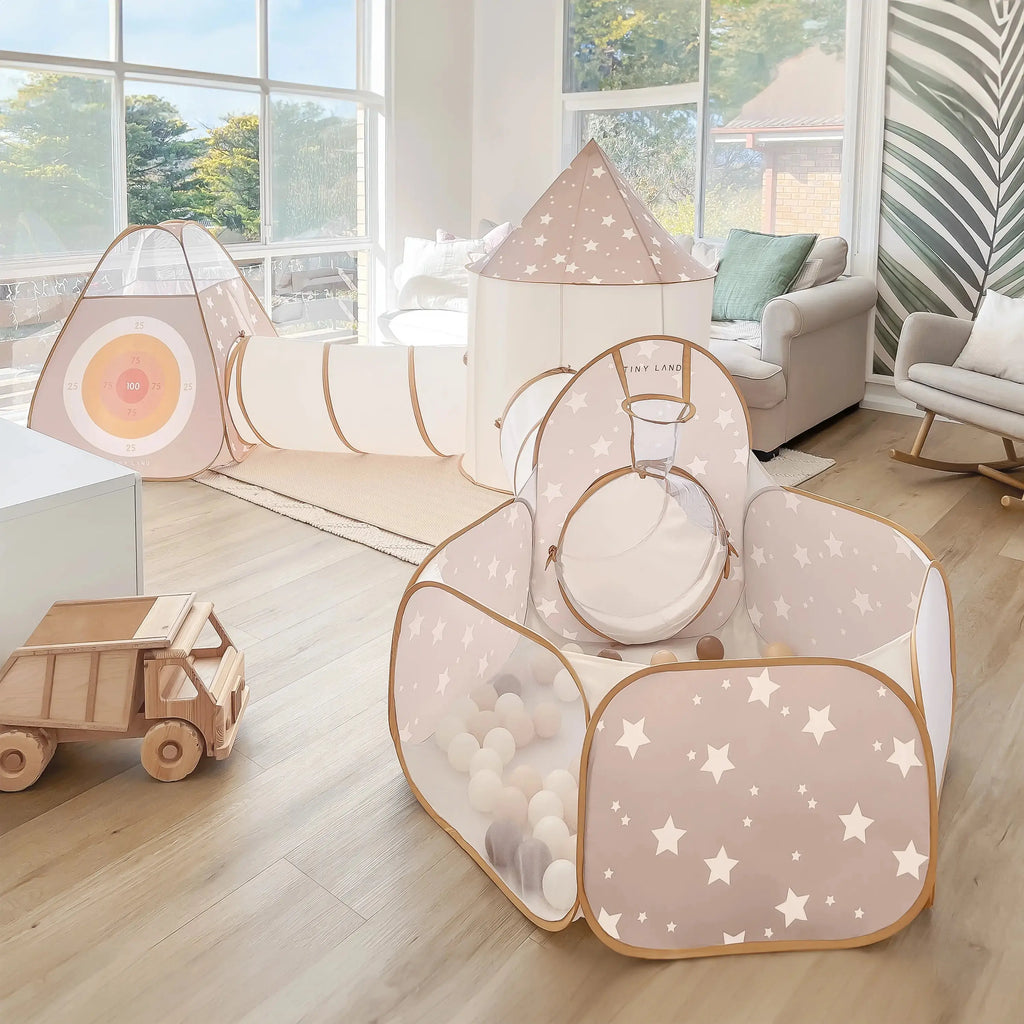 Tiny Land® Discovery 5-in-1 Play Tunnel With no Balls | Play Tents & Tunnels | The Baby Penguin