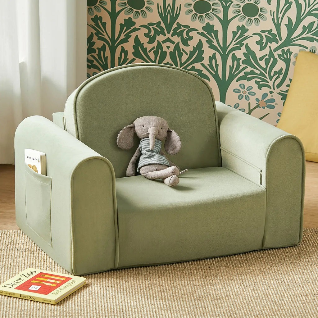 Tiny Land® GentleSnug Kid Chair - Sage - The Baby Penguin