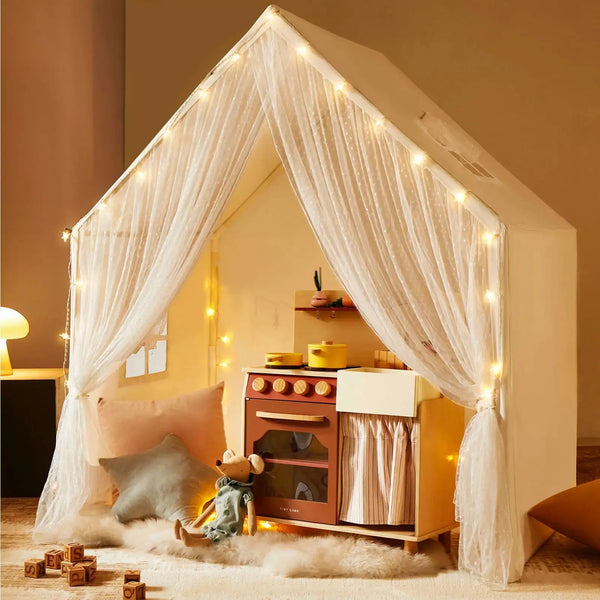 Tiny Land® Large Space Play House with Star Lights | Play Tents & Tunnels | The Baby Penguin