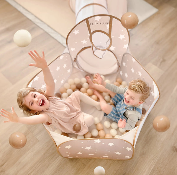 Tiny Land® Ocean Ball - 200 pcs with Varied Colors | Ball Pit Accessories | The Baby Penguin