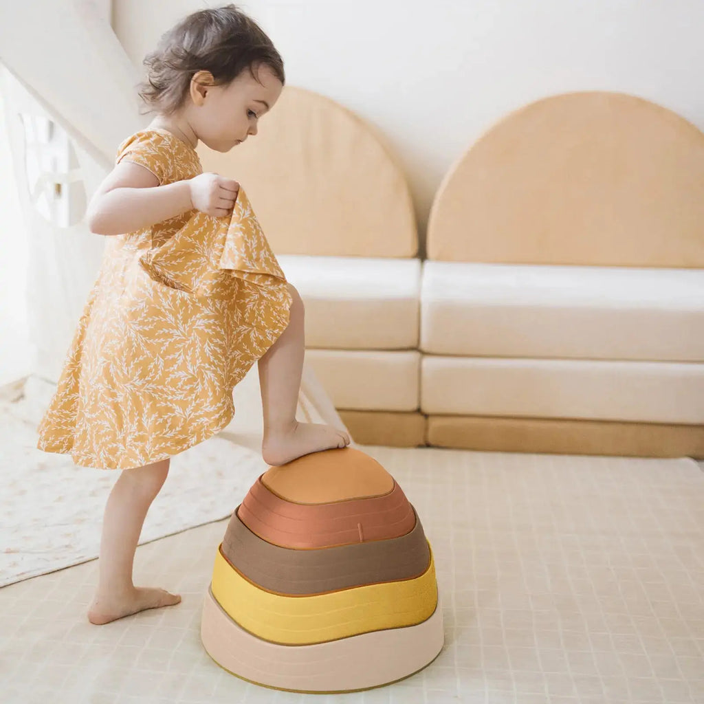 Tiny Land® Stepping Stones - Sunset Hues | stepping stones | The Baby Penguin
