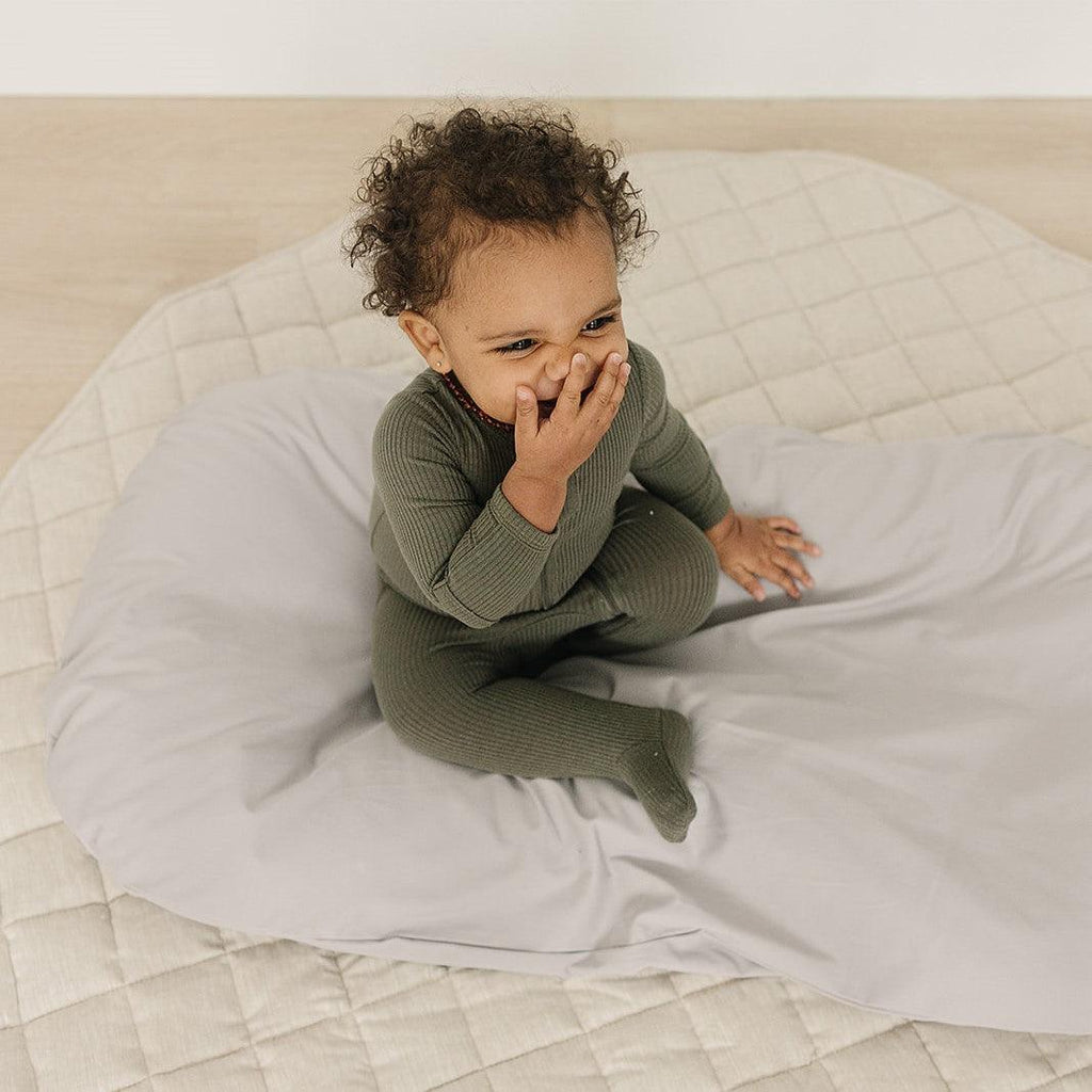 Toddler Lounger Covers - Stone - The Baby Penguin