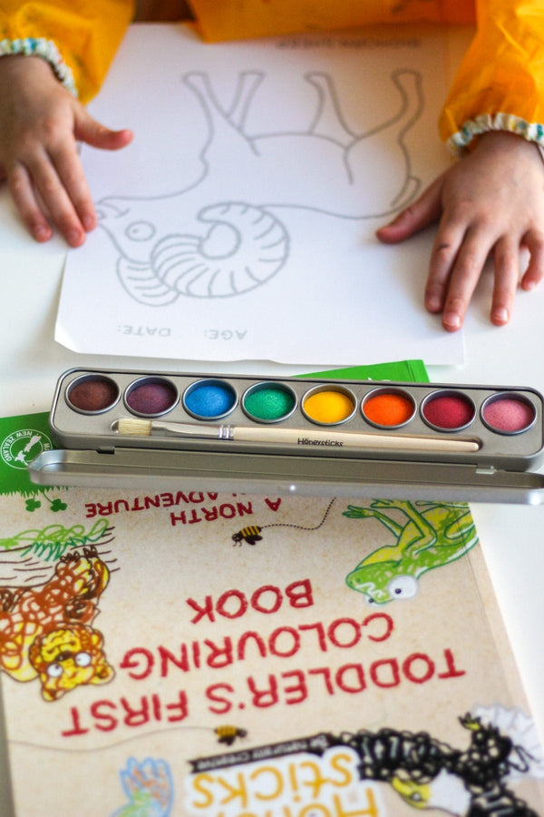 Toddlers First Coloring Book - A North American Adventure | Colouring Book | The Baby Penguin