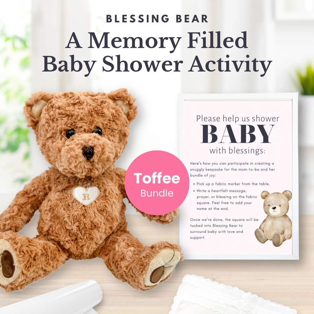 Toffee Blessing Bear® Baby Shower Bundle - The Baby Penguin