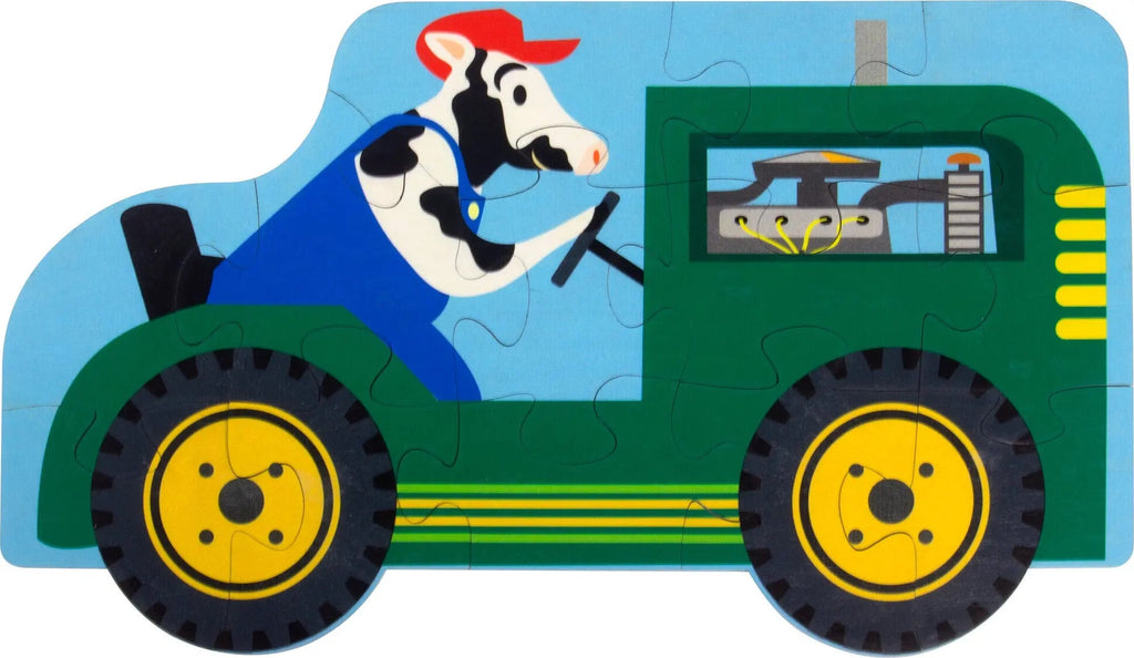 Tractor Jigsaw Puzzle | Sustainable Toy | USA Made