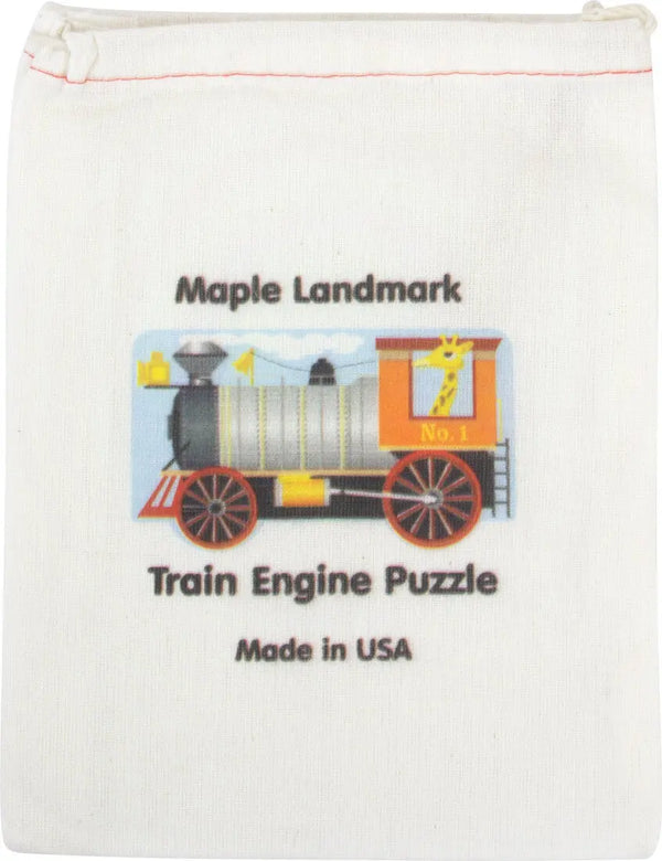 Train Engine Jigsaw Puzzle | Sustainable Toy | USA Made