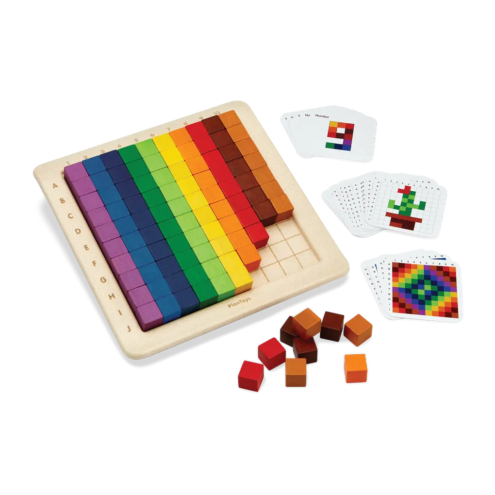 Unit Plus 100 Counting Cubes for Early Childhood Education - by PlanToys PlanToys USA