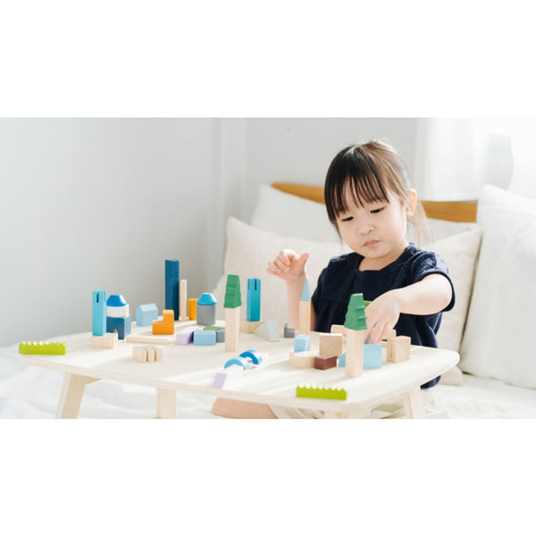 Urban City Blocks - Top Sustainable Toy - PlanToys USA - The Baby Penguin