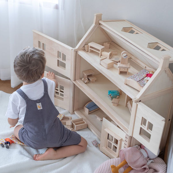 Victorian Dollhouse - Top Sustainable Toy - PlanToys USA