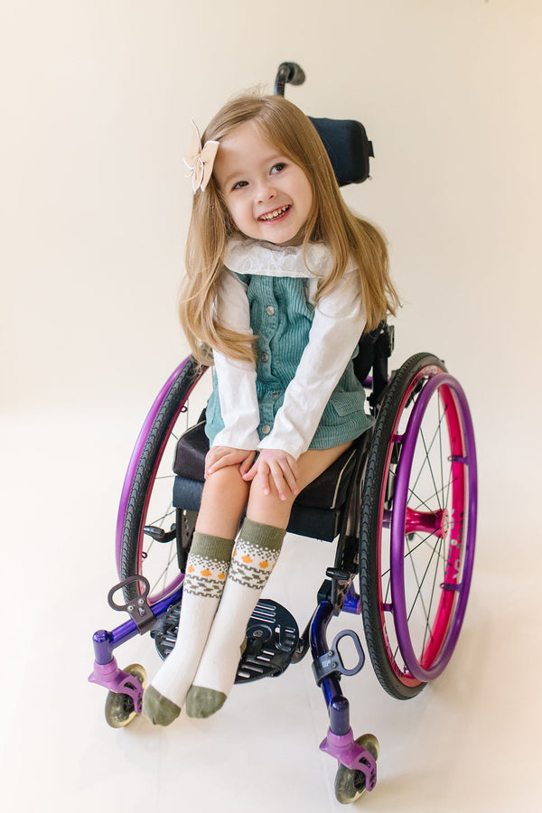 Vintage Pumpkin Knee High Sock - The Baby Penguin