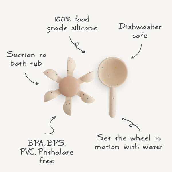 Water Wheel Bath Toy | Water Wheel Bath Toy | The Baby Penguin