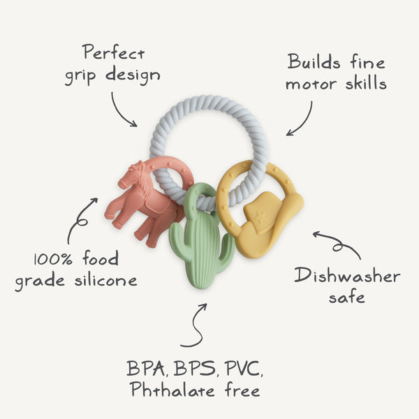 Western Teething Ring | teether | The Baby Penguin