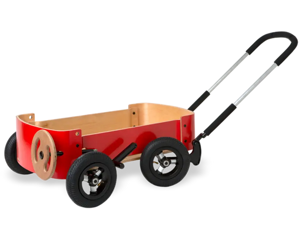 Wishbone Red Wooden Wagon | Sustainable Classic