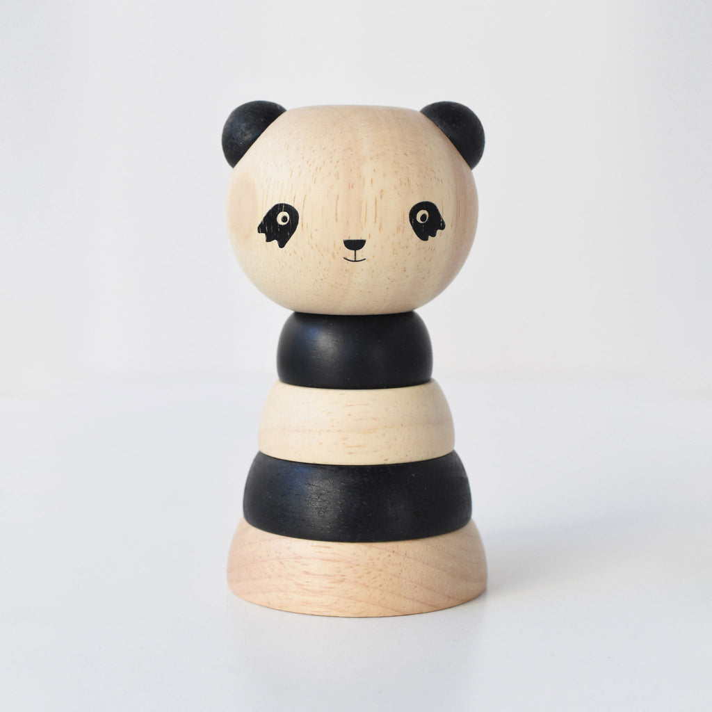 Wood Stacker - Panda - The Baby Penguin