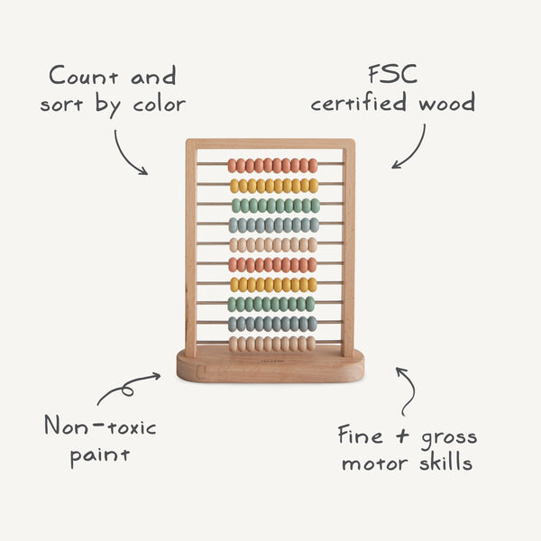 Wooden Abacus | Wooden Abacus | The Baby Penguin