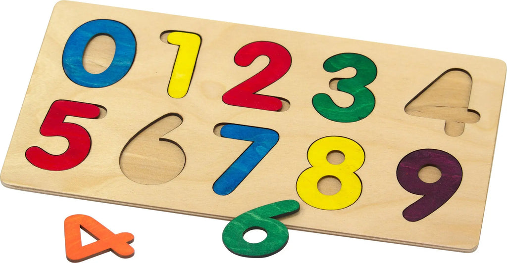 Wooden Numbers Puzzle | Sustainable Toy | USA Made