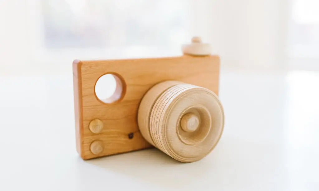 Wooden Toy Camera | Made in the USA | Wooden Toy | The Baby Penguin