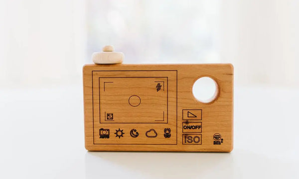Wooden Toy Camera | Made in the USA | Wooden Toy | The Baby Penguin
