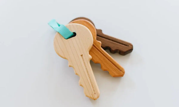 Wooden Toy Keys | Made in the USA | Wooden Toy | The Baby Penguin