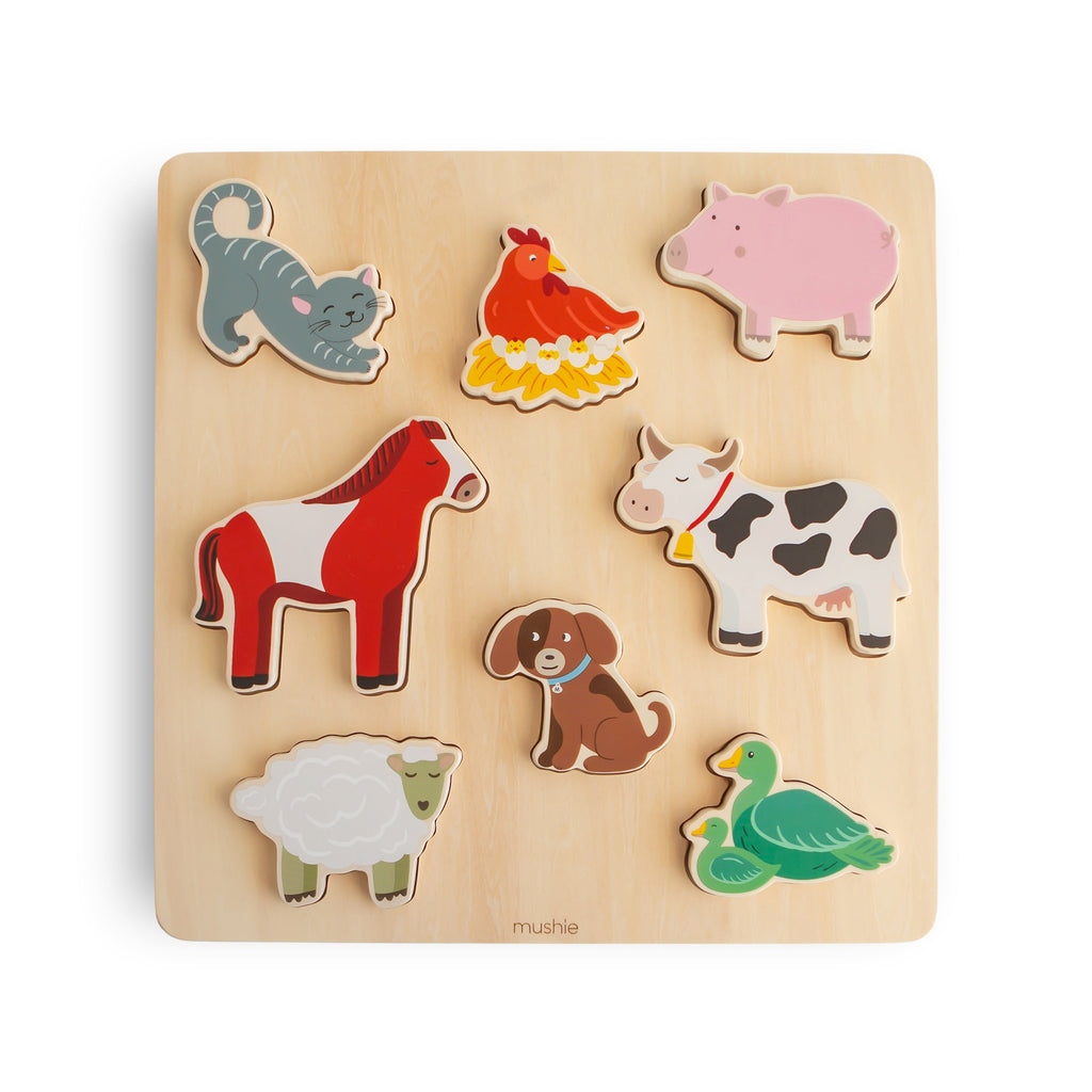Wooden Farm Puzzle | Wooden Puzzle | The Baby Penguin