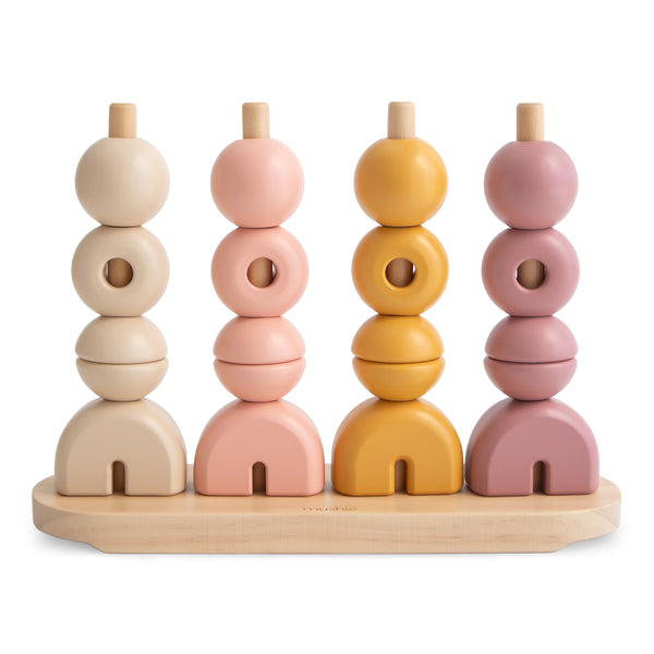 Wooden Multi Shape Stacker | Wooden Multi Shape Stacker | The Baby Penguin