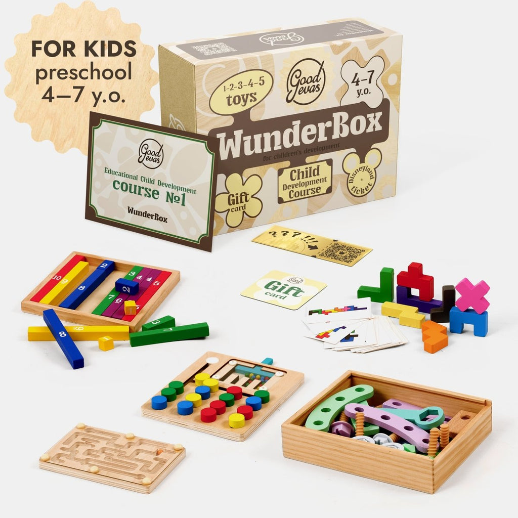 WunderBox 4-7 years old – developmental box for kids - The Baby Penguin