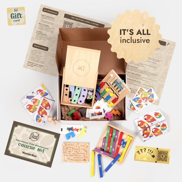 WunderBox 4-7 years old – developmental box for kids - The Baby Penguin