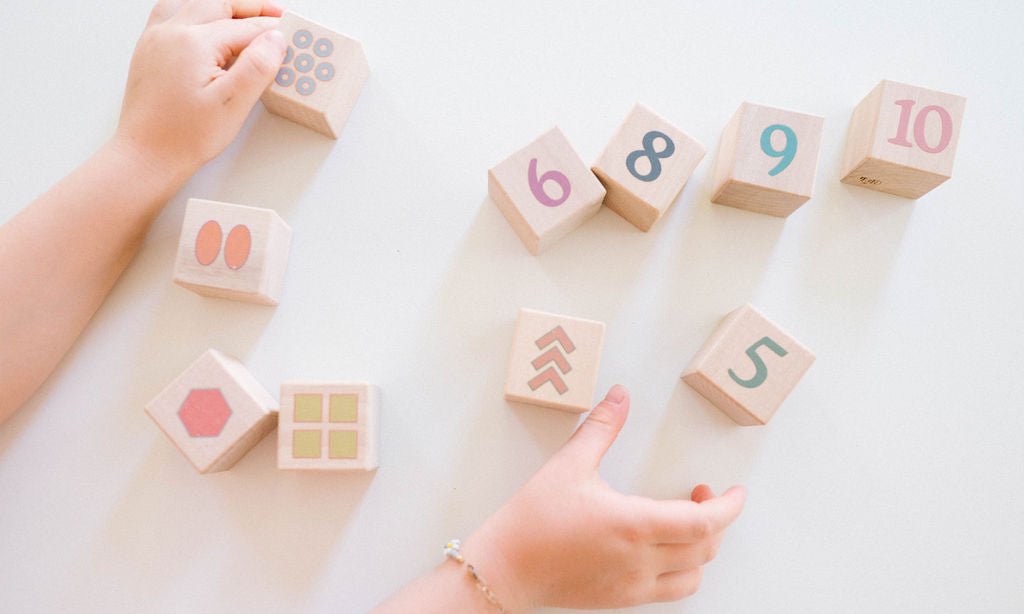 Boho Number + Counting Shape Blocks | Educational Toys | The Baby Penguin