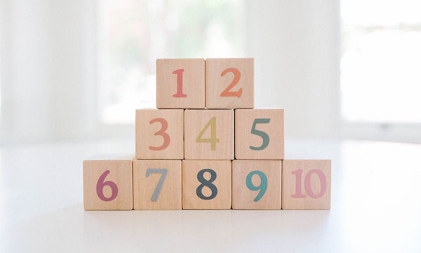 Boho Number + Counting Shape Blocks | Educational Toys | The Baby Penguin