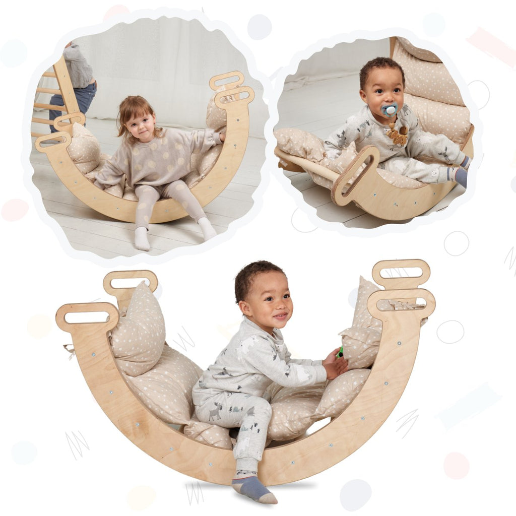 Climbing Arch + Cushion - Montessori Climbers for Toddlers |  | The Baby Penguin