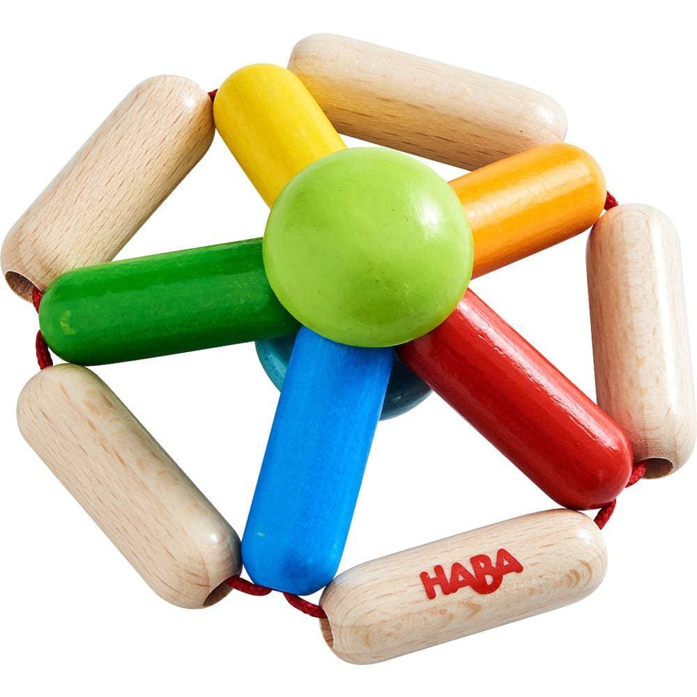 Color Carousel Wooden Baby Rattle | Wooden Baby | The Baby Penguin