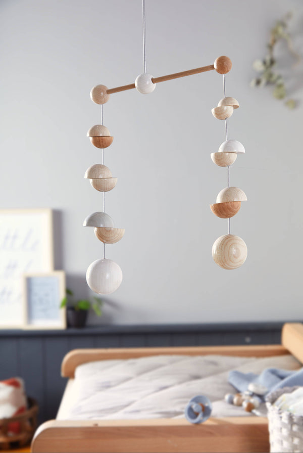 Wooden Mobile Dots | Wooden Baby | The Baby Penguin