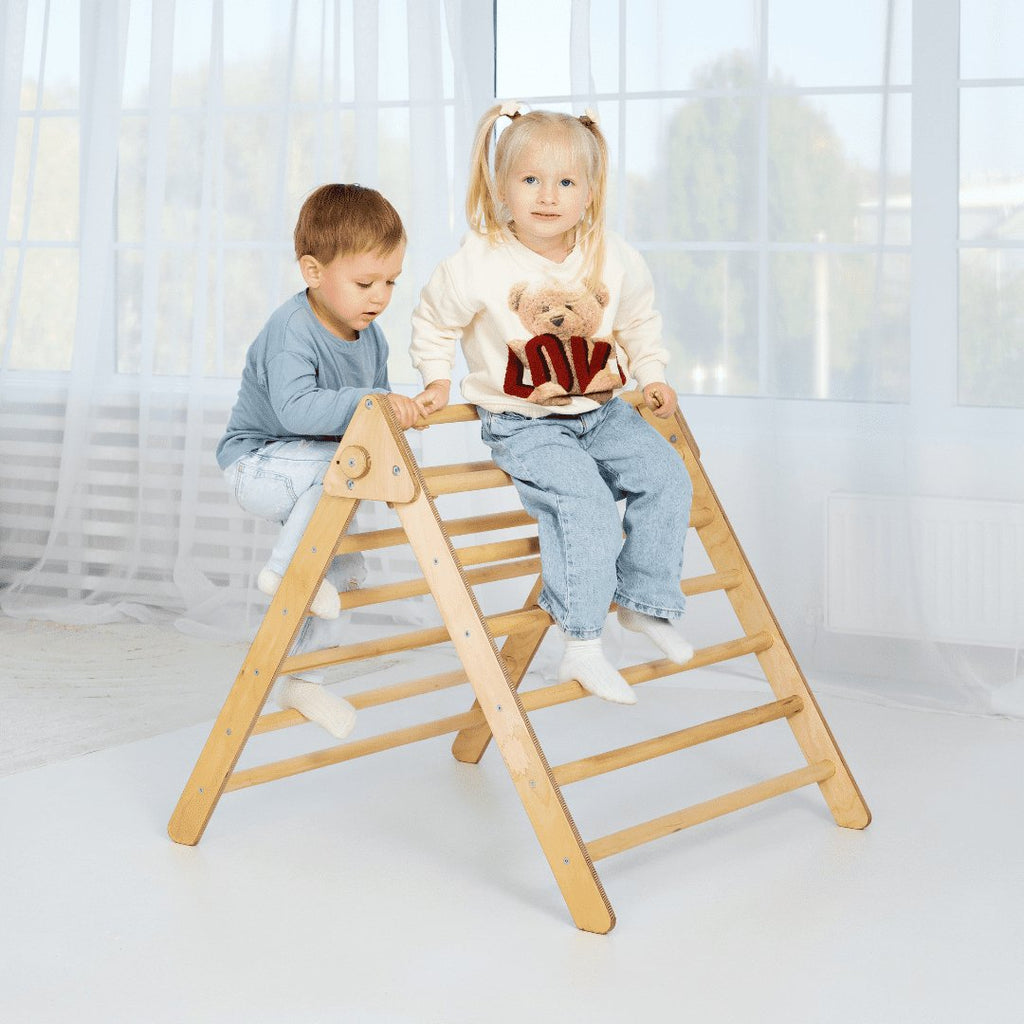 Indoor Montessori Triangle Climbing Ladder for Toddlers 1-7 y.o. |  | The Baby Penguin