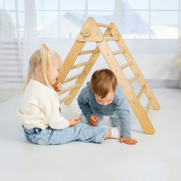 Indoor Montessori Triangle Climbing Ladder for Toddlers 1-7 y.o. |  | The Baby Penguin