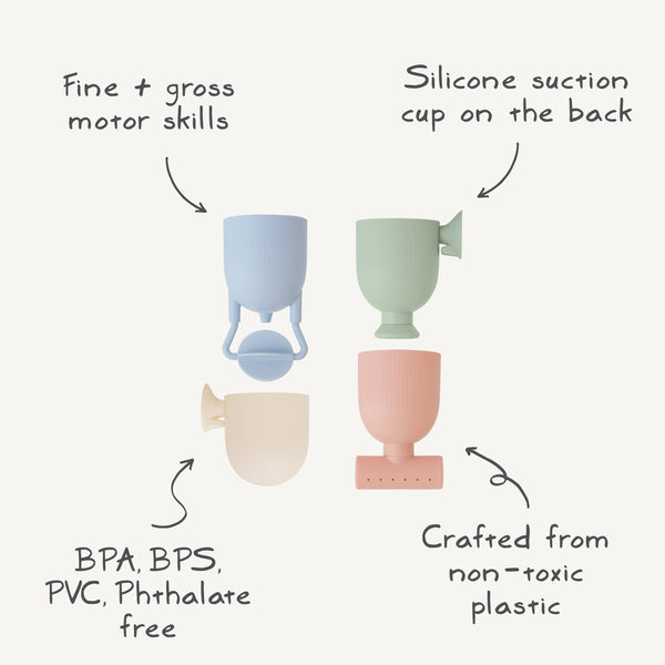 Pour and Play Bath Set | Bath Toys | The Baby Penguin