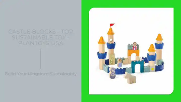 Castle Blocks - Top Sustainable Toy - PlanToys USA by@Outfy