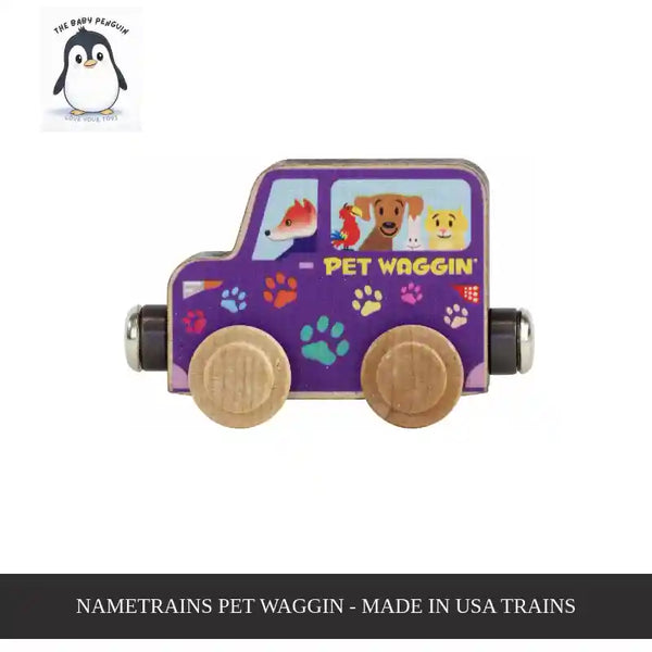 NameTrains Pet Waggin - Made in USA Trains by@Outfy