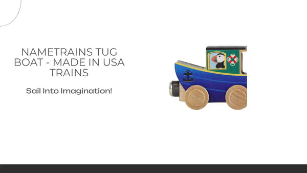 NameTrains Tug Boat - Made in USA Trains by@Outfy