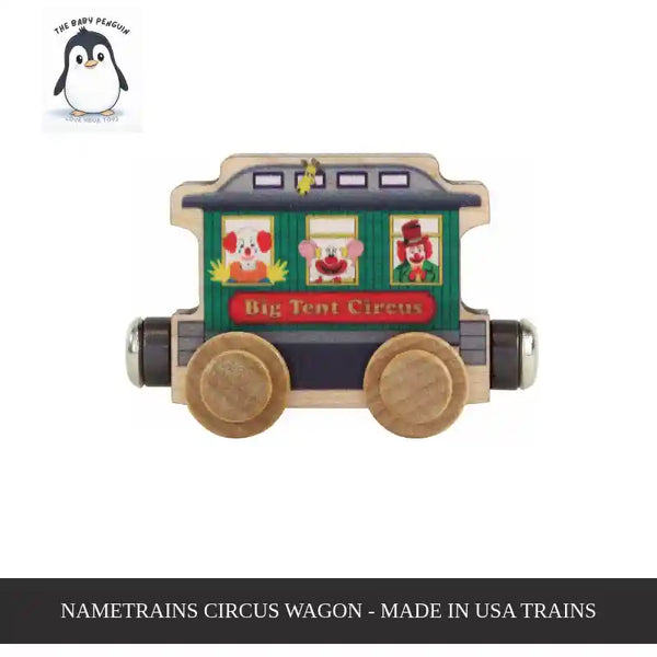 NameTrains Circus Wagon - Made in USA Trains by@Outfy