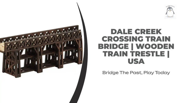Dale Creek Crossing Train Bridge | Wooden Train Trestle | USA by@Outfy