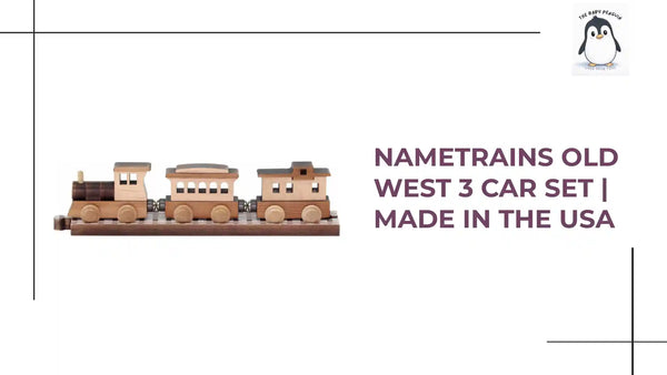 NameTrains Old West 3 Car Set | Made in the USA by@Outfy
