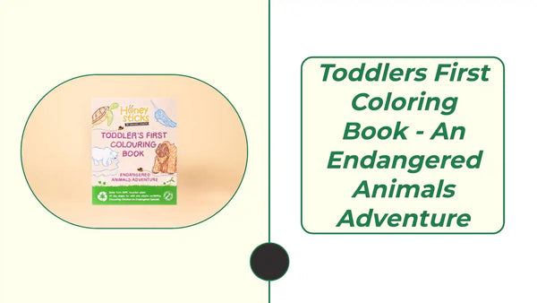 Toddlers First Coloring Book - An Endangered Animals Adventure by@Outfy